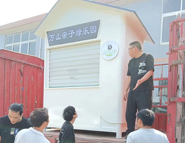 售货岗亭运输案例